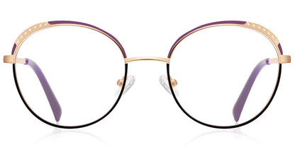 Rosario – Pattern-Purple Glasses