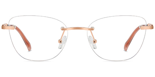 Delphi – Rose Gold Glasses