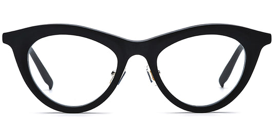 Alta – Matte-Black Glasses