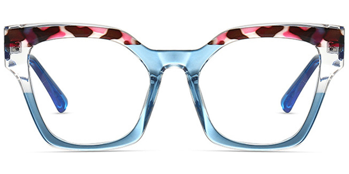 Lusaka – Pattern-Blue Glasses