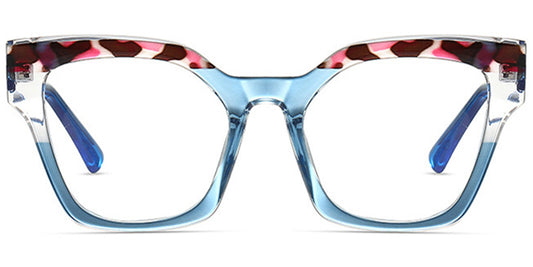 Lusaka – Pattern-Blue Glasses