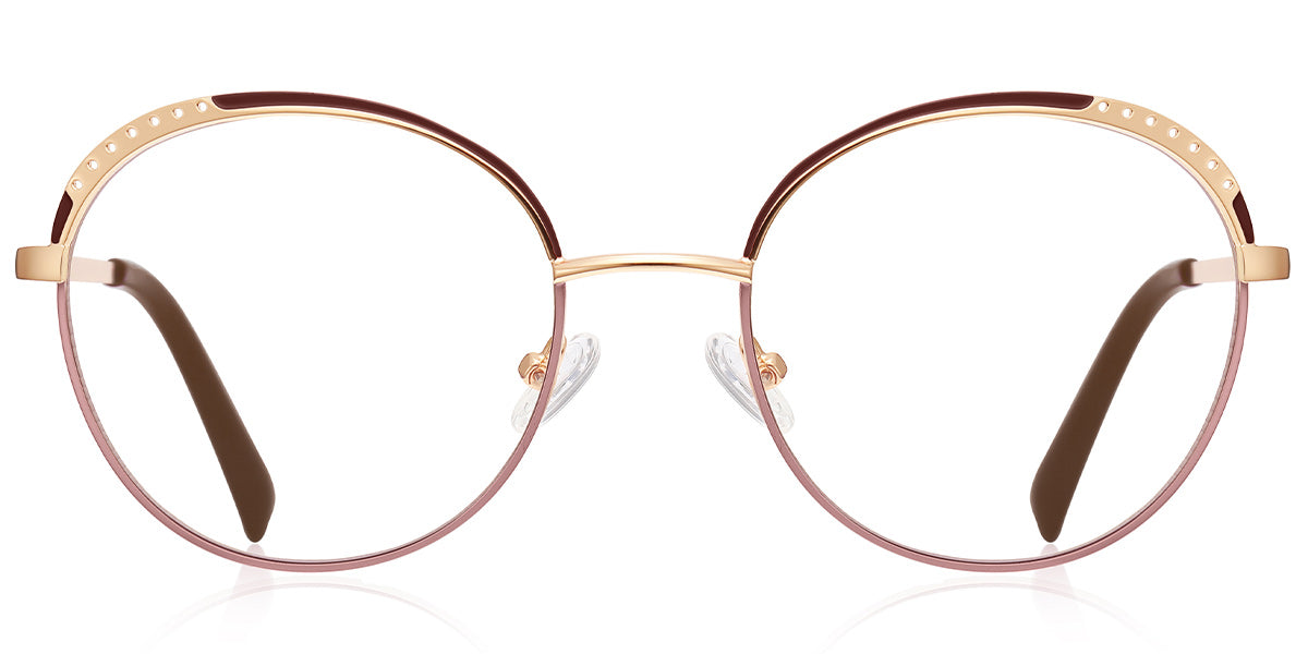 Rosario – Pattern-Brown Glasses
