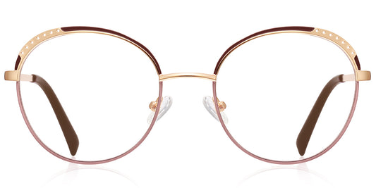 Rosario – Pattern-Brown Glasses
