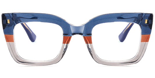 Kochi – Pattern-Blue Glasses