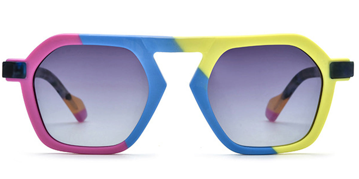Accra – Pattern-Blue Sunglasses