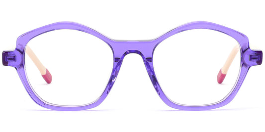 Lisse – Translucent-Purple Glasses