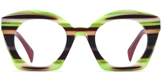 Sequim – Pattern-Green Glasses