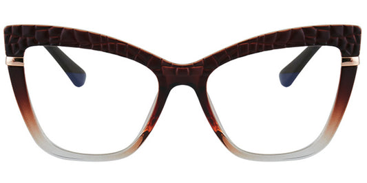 Zaria – Translucent-Brown Glasses
