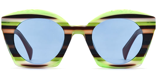 Sequim – Pattern-Green Sunglasses