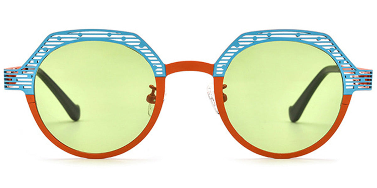 Topeka – Pattern-Blue Sunglasses