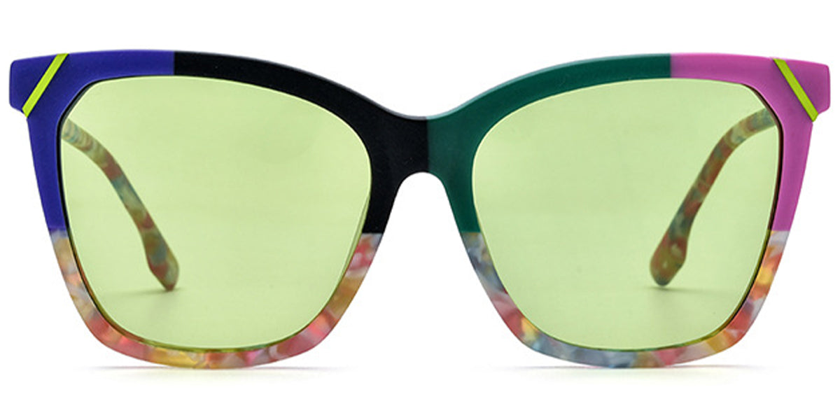 Tena – Pattern-Green Sunglasses