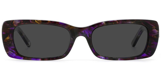 Lucerne – Pattern-Purple Sunglasses