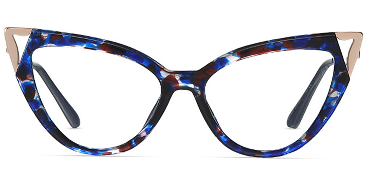 Catania – Pattern-Blue Glasses