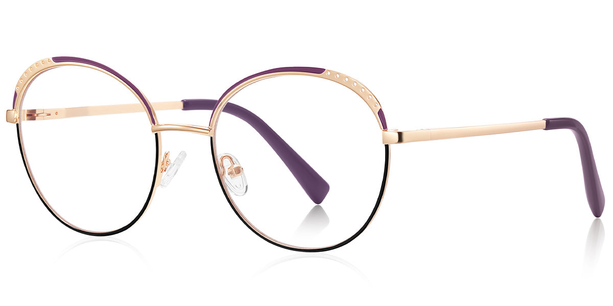 Rosario – Pattern-Purple Glasses