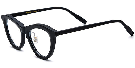 Alta – Matte-Black Glasses