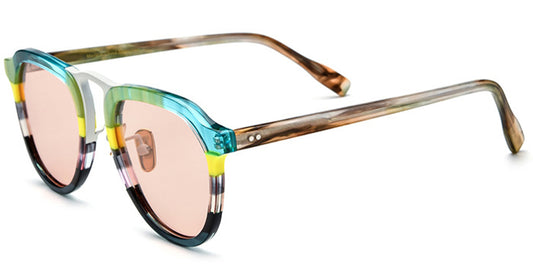 Kazan – Pattern-White Sunglasses