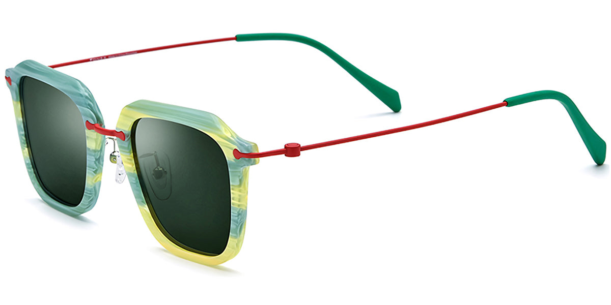 Dijon – Pattern-Yellow Sunglasses