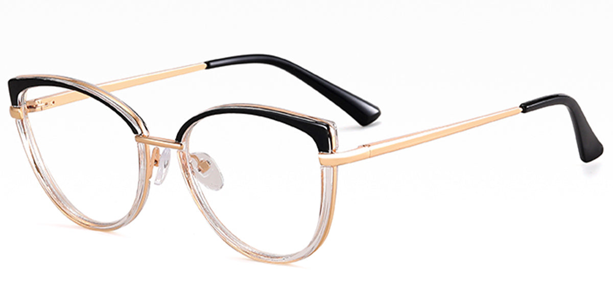 Chania – Pattern-Black Glasses