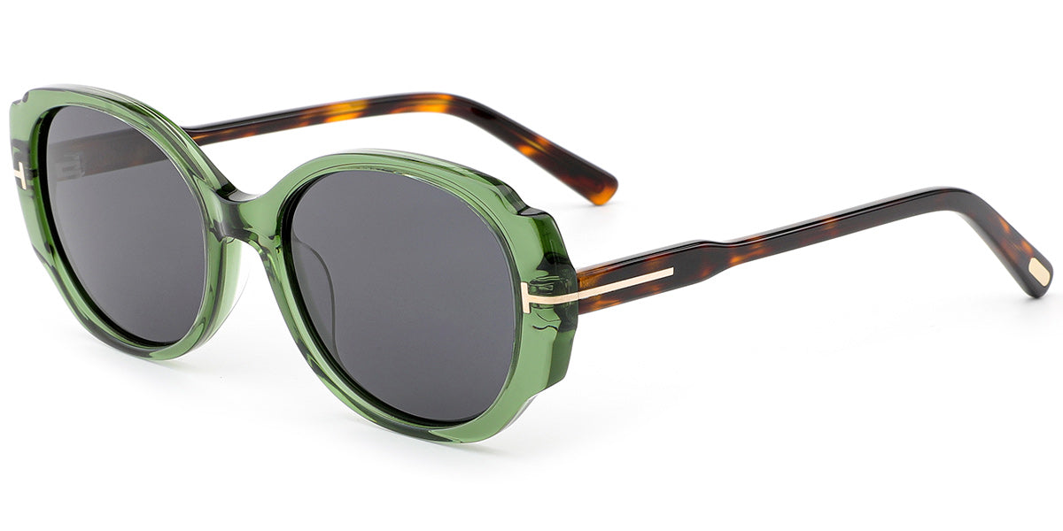 Kasama – Translucent-Green Sunglasses