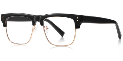 Lyon – Black-Gold Glasses