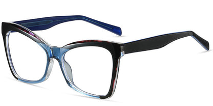 Kemi – Pattern-Blue Glasses