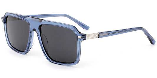 Avarua – Translucent-Blue Sunglasses