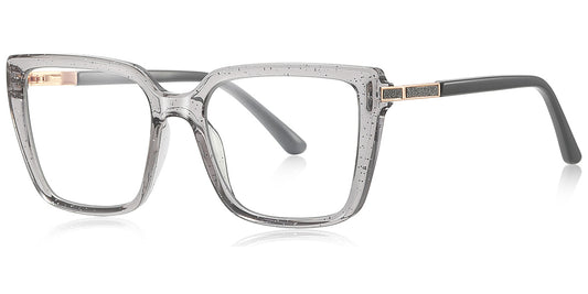 Oia – Translucent-Grey Glasses