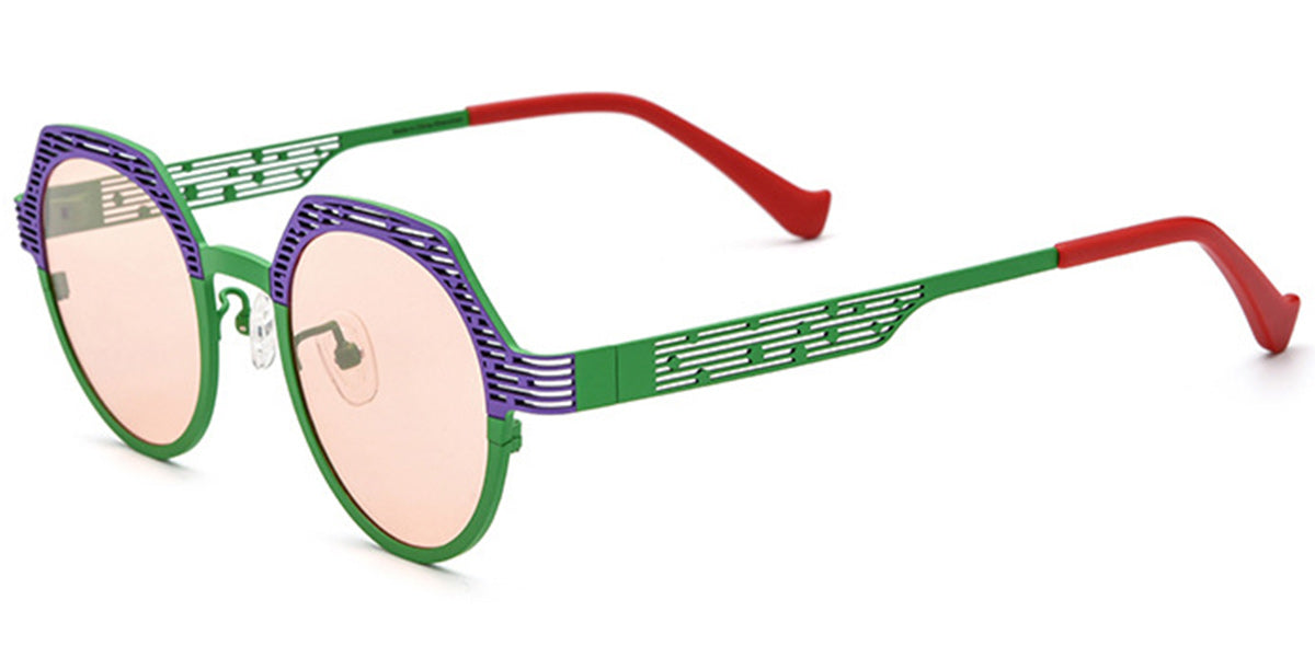 Topeka – Pattern-Purple Sunglasses