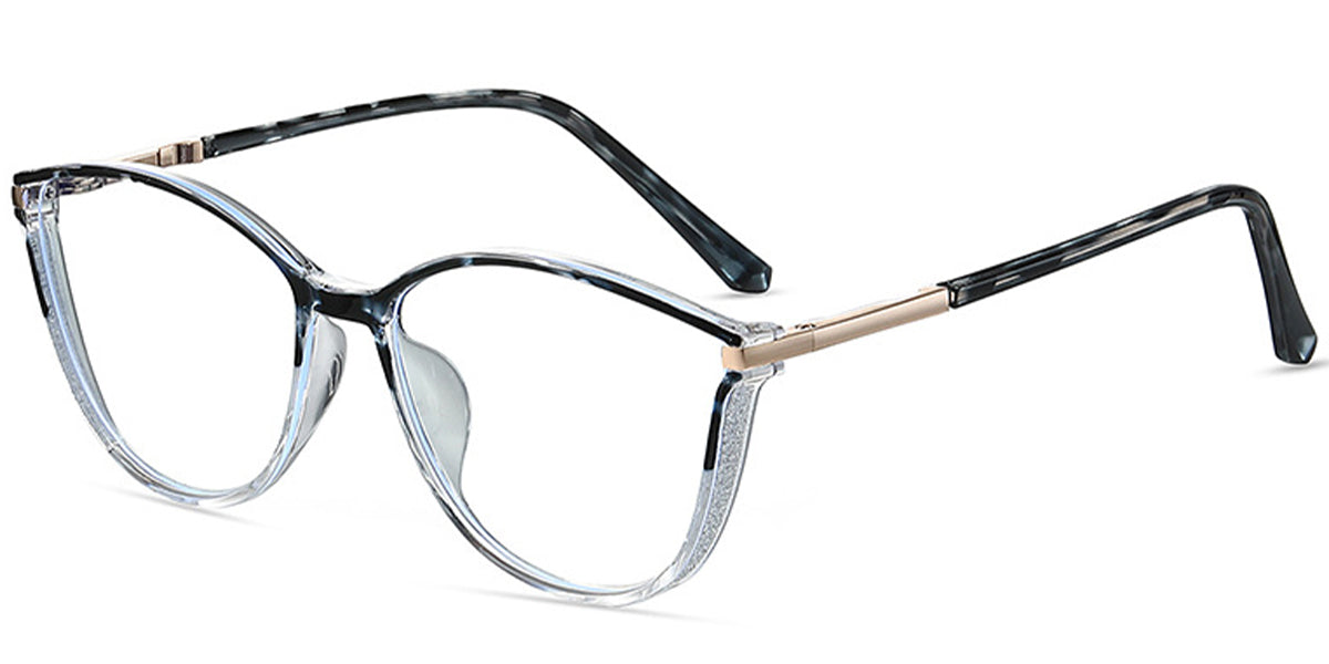 Capri – Pattern-Black Glasses