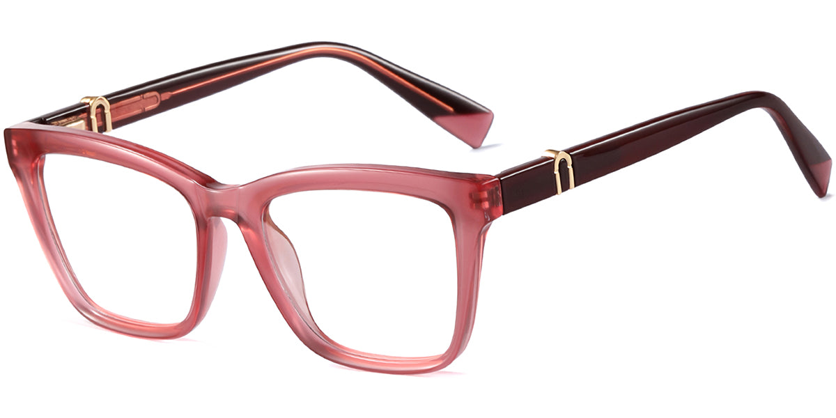 Elvas – Translucent-Red Glasses