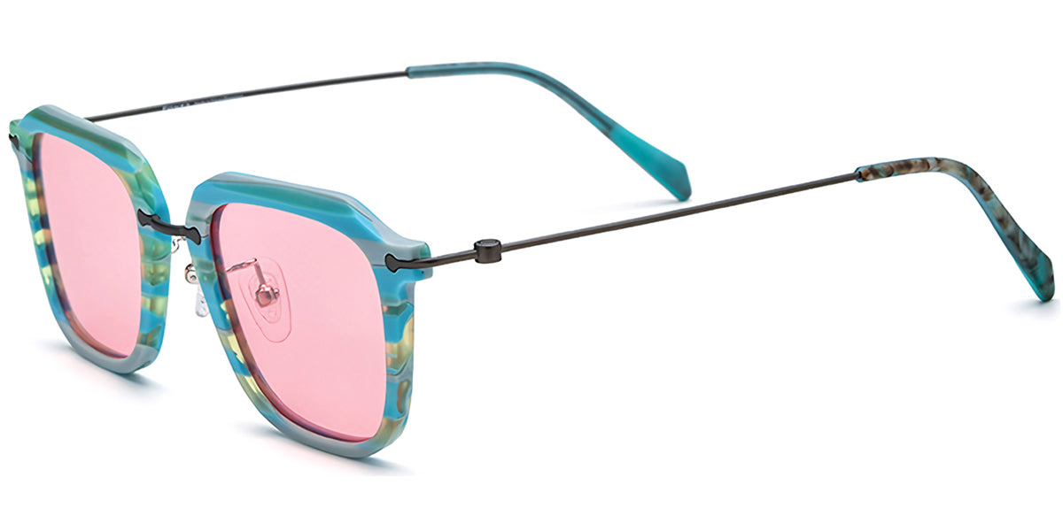 Dijon – Pattern-Blue Sunglasses