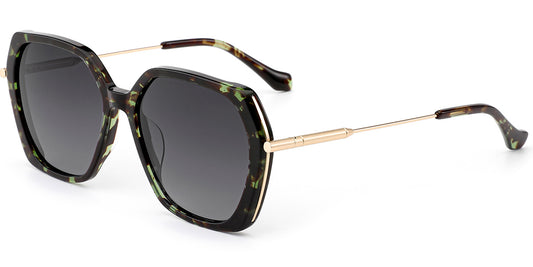 Milan – Pattern-Black Sunglasses