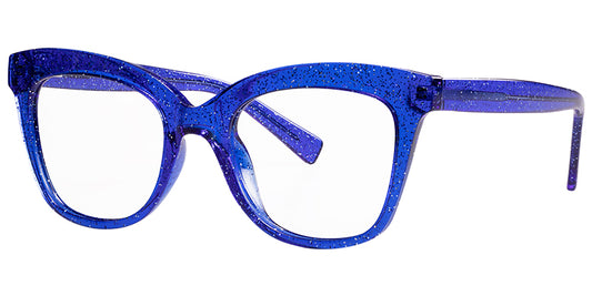 Minca – Glitter-Blue Glasses