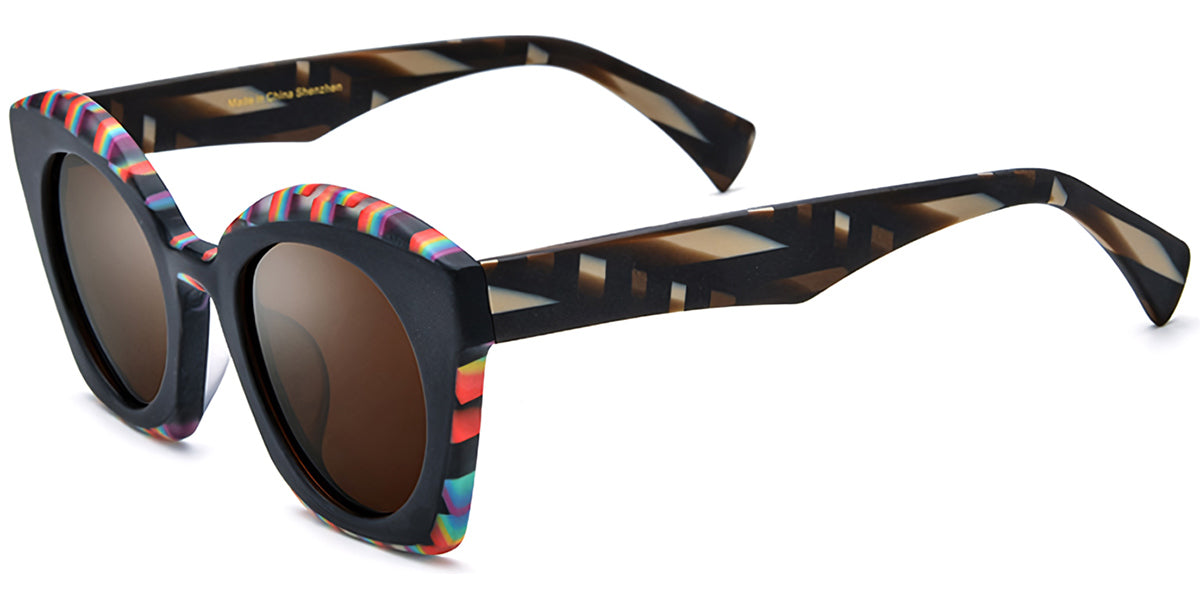 Sequim – Pattern-Black Sunglasses