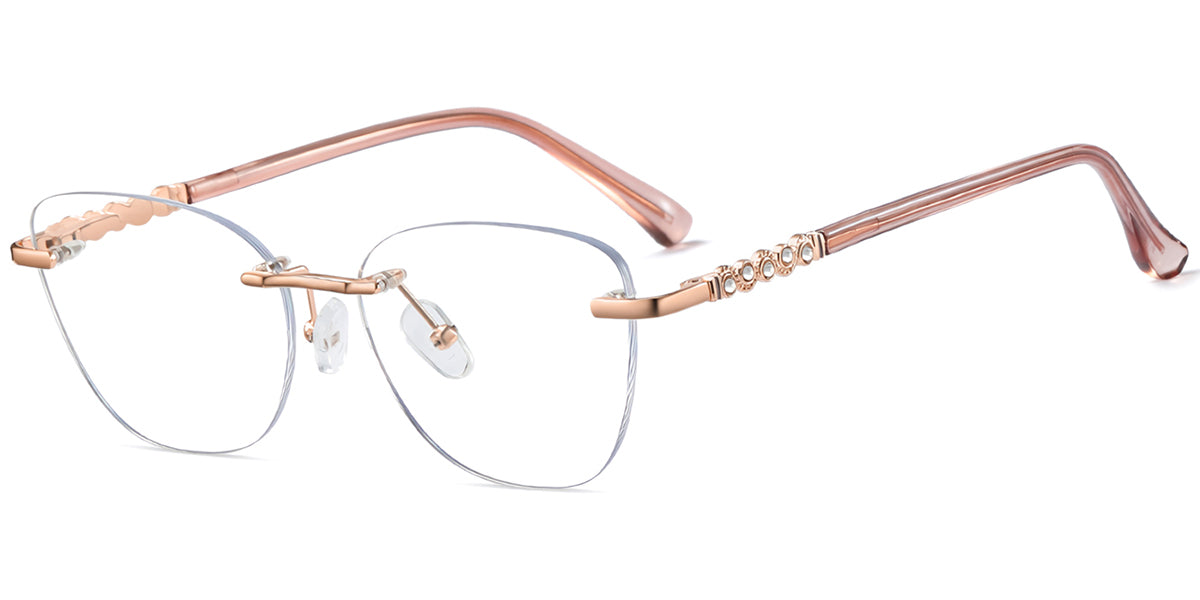 Delphi – Rose Gold Glasses