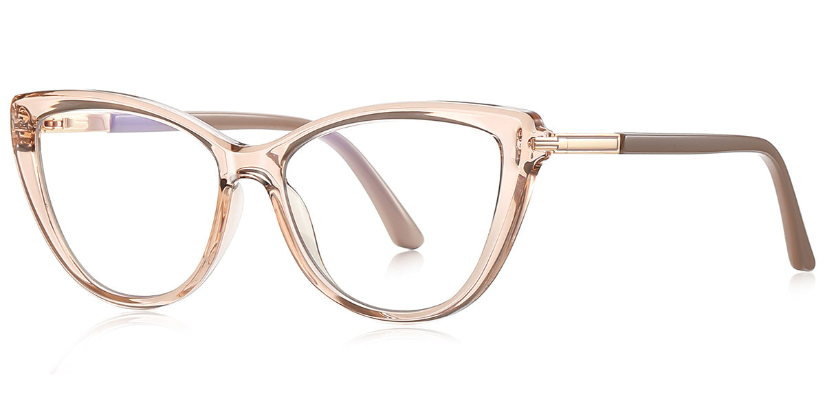 Clare – Translucent-Pink Glasses