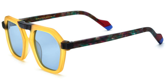 Accra – Pattern-Yellow Sunglasses