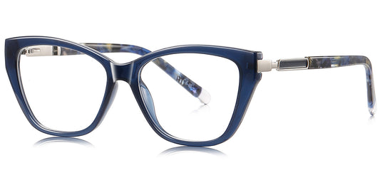 Malia – Translucent-Blue Glasses