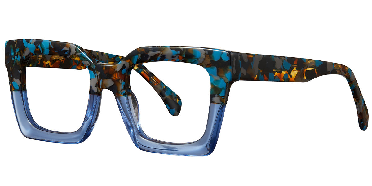 Giza – Pattern-Blue Glasses