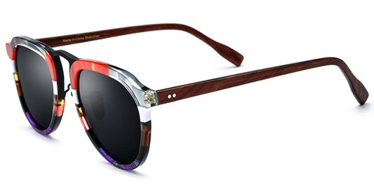 Kazan – Pattern-Black Sunglasses