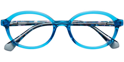 Leith – Translucent-Blue Glasses