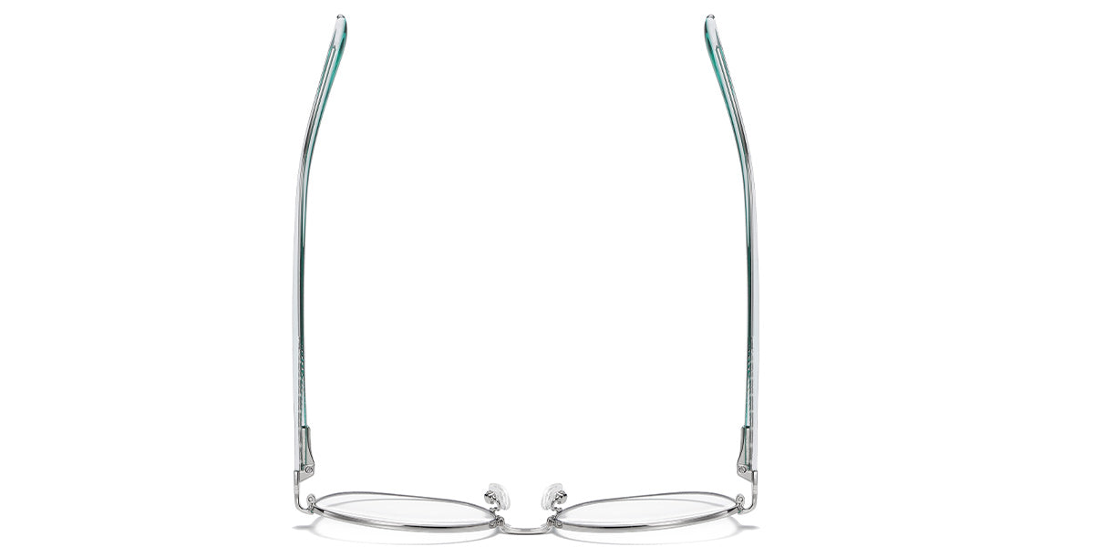 Avalon – Silver-Green Glasses