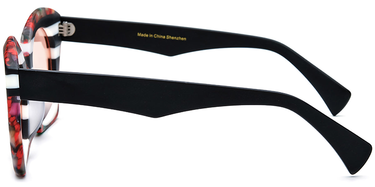 Sequim – Pattern-White Sunglasses