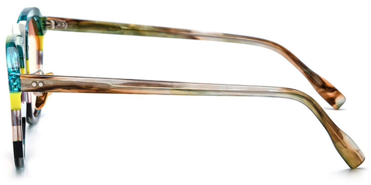 Kazan – Pattern-White Sunglasses