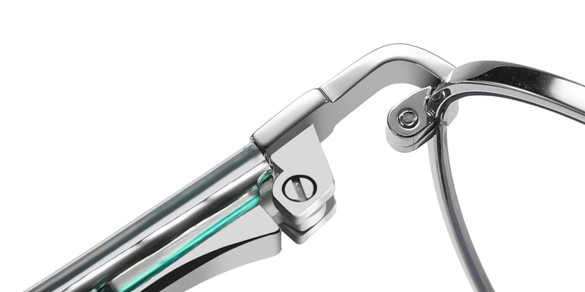 Avalon – Silver-Green Glasses